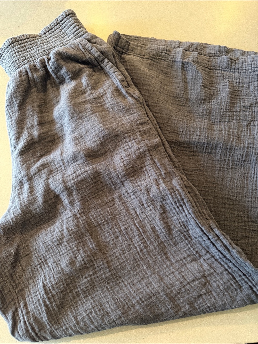 Billabong Soft Grey Cotton Gauze Lounge Pants